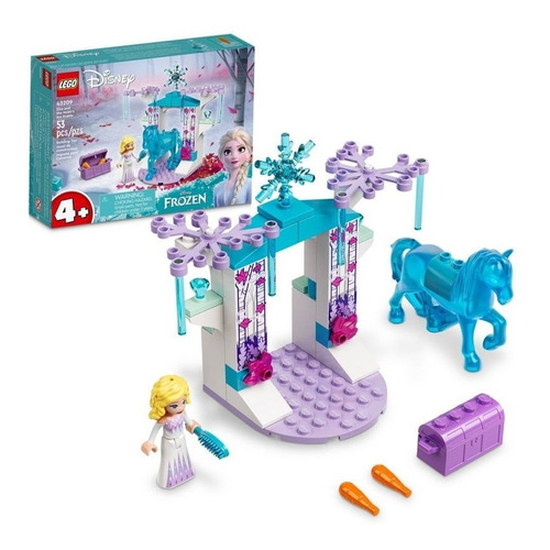 Kit Lego Disney Elsa Y El Establo De Hielo Del Nokk 43209 Cantidad de piezas 53