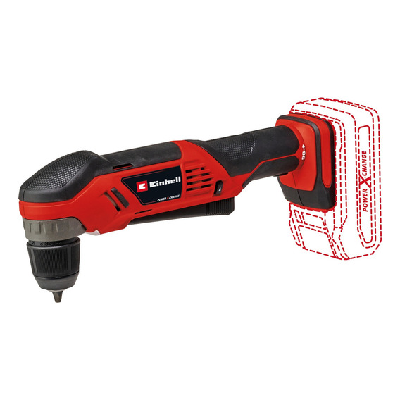 Taladro Angular Inalámbrico Einhell Te-ad 18 Li Solo Color Rojo