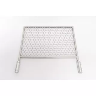 Grelha Moeda De Inox, Tamanho: 60x45 Cm, Para Churrascos, 