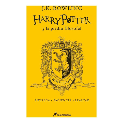 Harry Potter 1 - La Piedra Filosofal - Hufflepuff- Tapa Dura