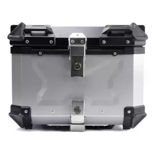 Maleta Top Case Aluminio Moto 45 L, Silver/x-series.