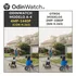 Cámara de seguridad OdinWatch A-4 con resolución 4MP PTZ Sensor de movimiento Audio bidireccional Resistente al agua