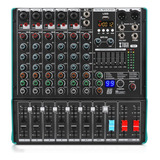 Xtuga Ts7 Professional 7 Channel Audio Mixer Con 99 Efectos 