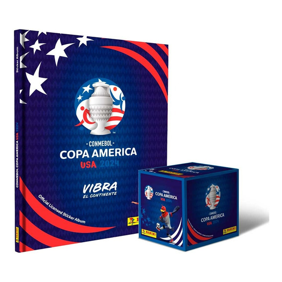 Copa America 2024 - Album Tapa Dura + Caja De 50 Sobres