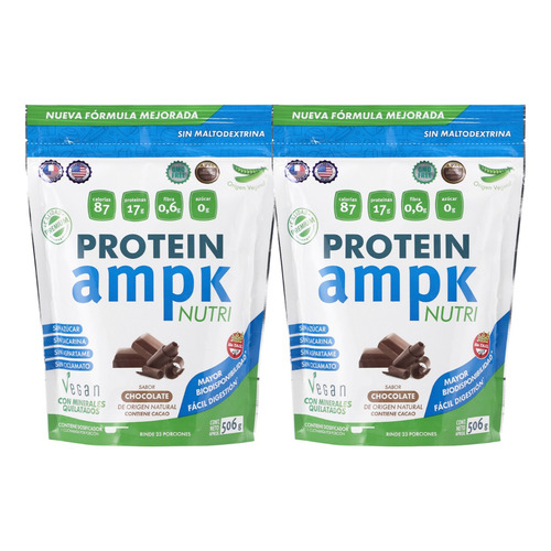 Combo X2 Ampk Protein Vegana Chocolate