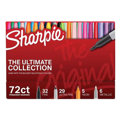 Sharpie X72 Marcadores Punta Fina Y Ultrafina Bunny Toys