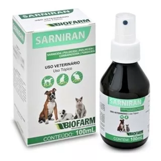 Remedio Combater Dermatite Canina Sara 100% Sarniran Pet