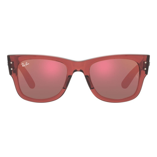 Gafas De Sol Ray Ban Mega Wayfarer Unisex Originales Color Rojo Color Del Armazón Rosa