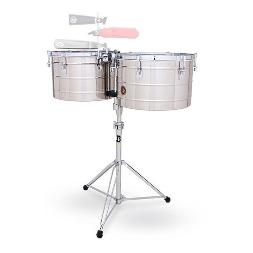 Timbales Lp Tito Puente 15 - 16 Cromados Lp258-s