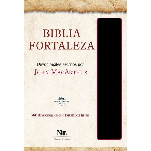 Biblia Fortaleza, Rvr1960 Imitación Piel Color Negro