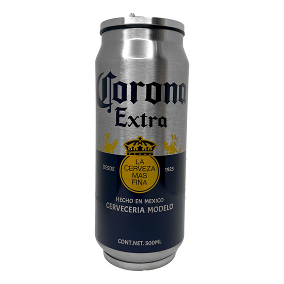 Termo Estilo Lata De Cerveza Chela Acero Inox Varios Diseños