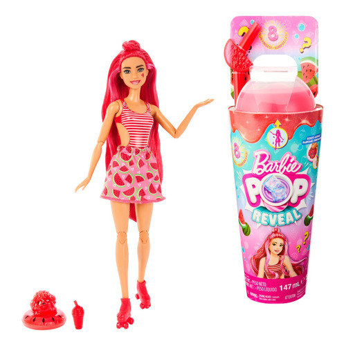 Barbie Pop Reveal Muñeca Serie De Frutas Sandía