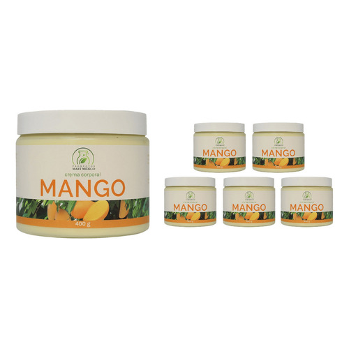  Crema Facial & Corporal De Mango Hidratante (400g) 6 Pack