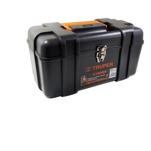 Caja de herramientas Truper CHP-17X de plástico 241.3mm x 431mm x 228mm negra