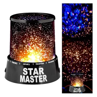 Star Master Proyector De Estrellas Luz Veladora Cosmo - Otec Color De La Estructura Negro Color De La Pantalla Oscura
