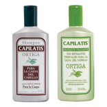 Kit Ortiga Capilatis Shampoo P/caspa + Enjuague Anticaida