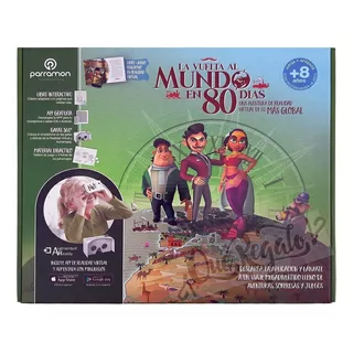 Libro La Vuelta Al Mundo En 80 Días + Juego C/ R. Virtual