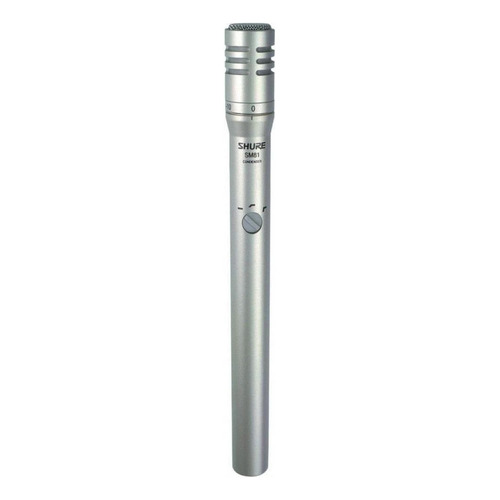 Sm81-lc Microfono Shure Condensador Color Plateado