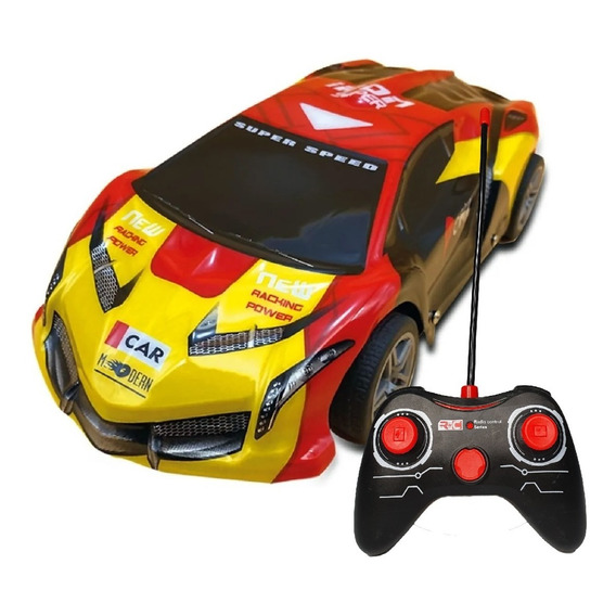 Auto Radio Control Con Luz 1:14 Super Racing