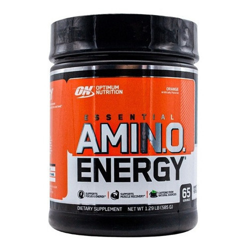 Optimum Nutrition Amino Energy 585g Suplemento En Polvo Naranja