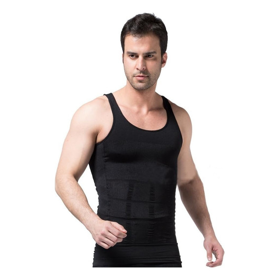 Faja Polera Reductora Camiseta Reductora Hombre Compresion