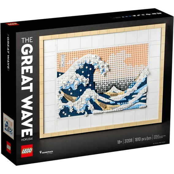 Kit De Construcción Lego Art Hokusai La Gran Ola 31208 3+