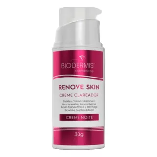 Creme Clareador De Manchas E Melasma Renove Skin Biodermis