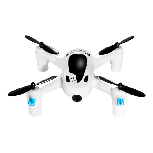 Drone Hubsan X4 H107D+ con cámara HD blanco 1 batería