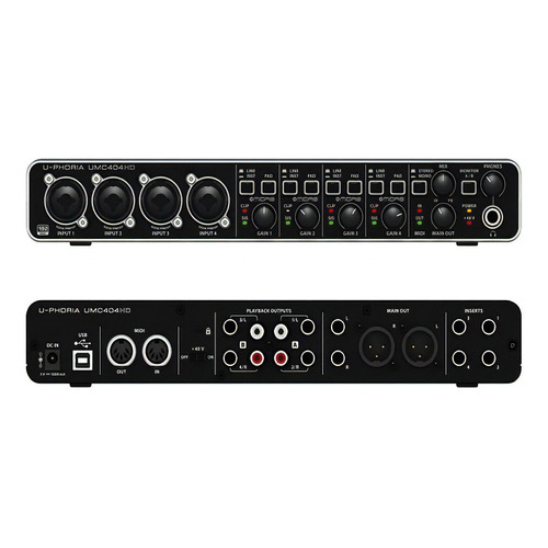 Interface Behringer U-phoria Umc404hd Inmediato