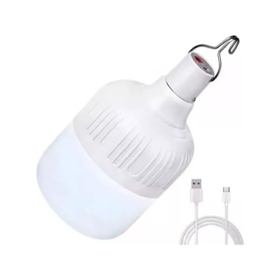 Bombillo Recargable Led Portatil 60w Luz Emergencia Potente 