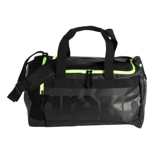 Bolso Deportivo Natación Arena Spiky III Duffle 40 Litros de Capacidad Color Negro Urbano Mediano