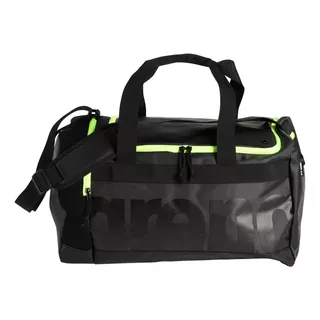 Bolso Deportivo Natación Arena Spiky Iii Duffle 40 Litros De Capacidad Color Negro Urbano Mediano