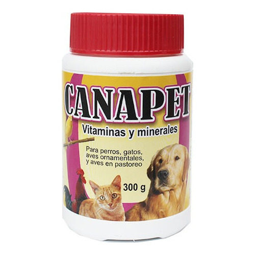 Vitaminas Y Minerales Mascotas Canapet X300g Y A