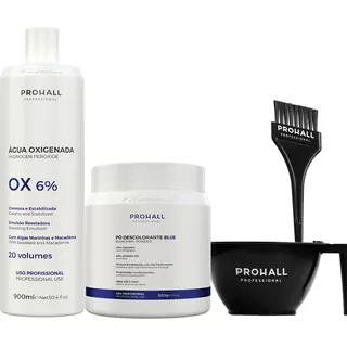 Prohall Kit Pó Descolorante + Ox 20 Vol 