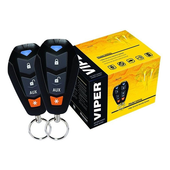 Alarma Para Carro Viper 3400v Con 2 Controles Sirena Sensor