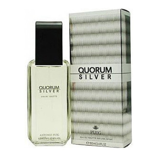 Perfume Antonio Puig Quorum Silver De Hombre Edt 100ml