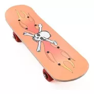 Skate Patineta Doble Dibujo Infantil 65cm X 22cm Naranja