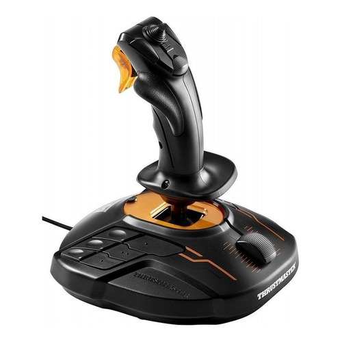 Control joystick Thrustmaster T.16000M FCS negro y naranja