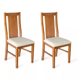 Set De 2 Sillas De Madera Yukon, Muebles El Angel