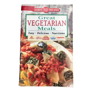 Great Vegetarian Meals Revista Cocina Vegetariana 1995