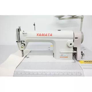 Maquina Costura Reta Yamata P/ Fabricação De Máscaras Em 12x Cor Branco 110v/220v