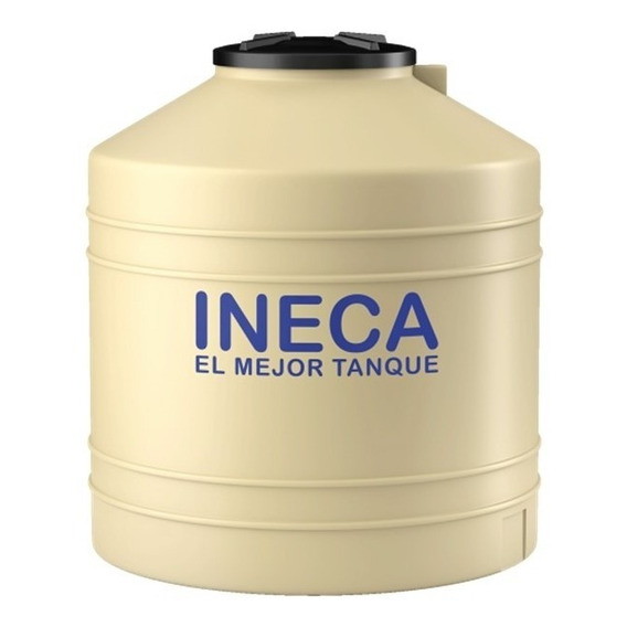 Tanque De Agua Ineca Domiciliario Tricapa Vertical Polietileno 1000L Beige De 130 Cm x 110 Cm