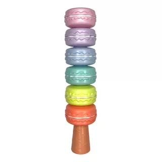 Caneta Marca Texto Formato Macarons Fofo Kawaii Kit 6 Cores