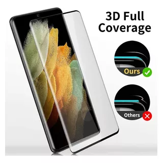 Vidrio Templado Curvo Uv Para Samsung Galaxy S21 Ultra
