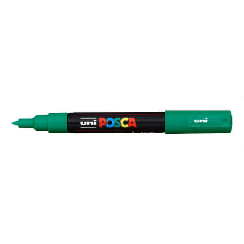 Bolígrafo Posca Uni-ball PC-1M de 0,7 mm, varios colores verdes
