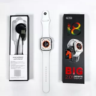 Reloj T500. Smartwatch T500. Color Blanco, Negro Y Rosado 