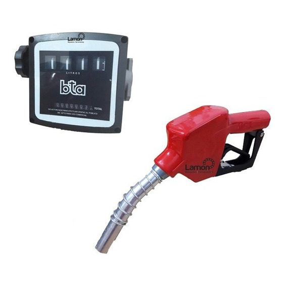 Cuenta Litros Mecánico Bta + Pico Para Combustible Automat.