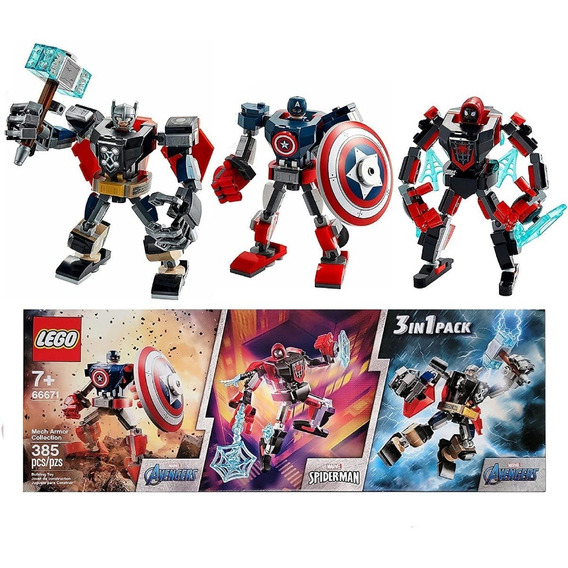 Lego® 66671  Mech Armor Pack 3 En 1 : 76168, 76171, 76169