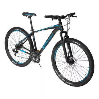 Bicicleta Mtb Overtech R29 Aluminio Full Shimano Fr Disco Pp Color Negro/azul/azul Tamaño Del Cuadro M