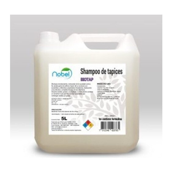 Shampoo Limpia Tapices Autos Biotap Nobel 5l